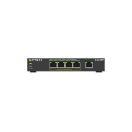 NETGEAR 300 Series GS305P Switch 5-porte Gigabit Ethernet PoE+